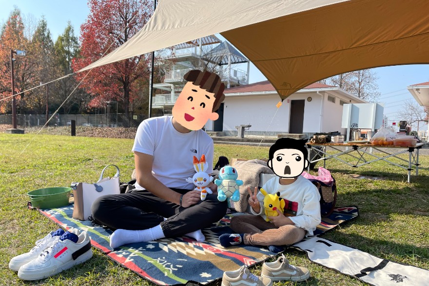 加須はなさき公園でデイキャンプ2